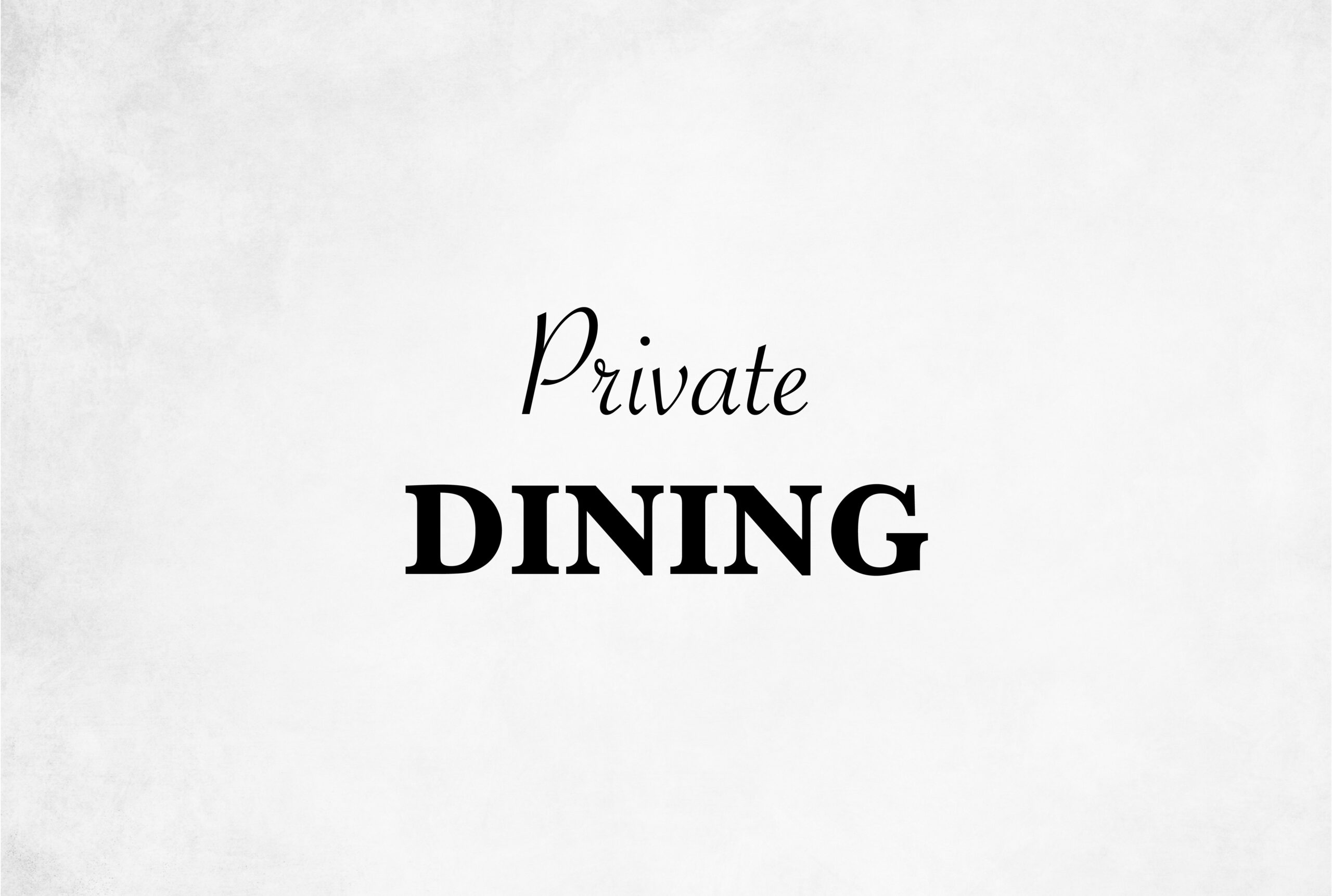 Private Dining